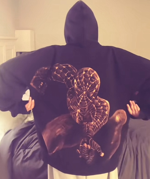 Bleached Spidie Hoodie